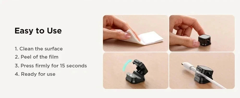 DeskMag Cable Clips